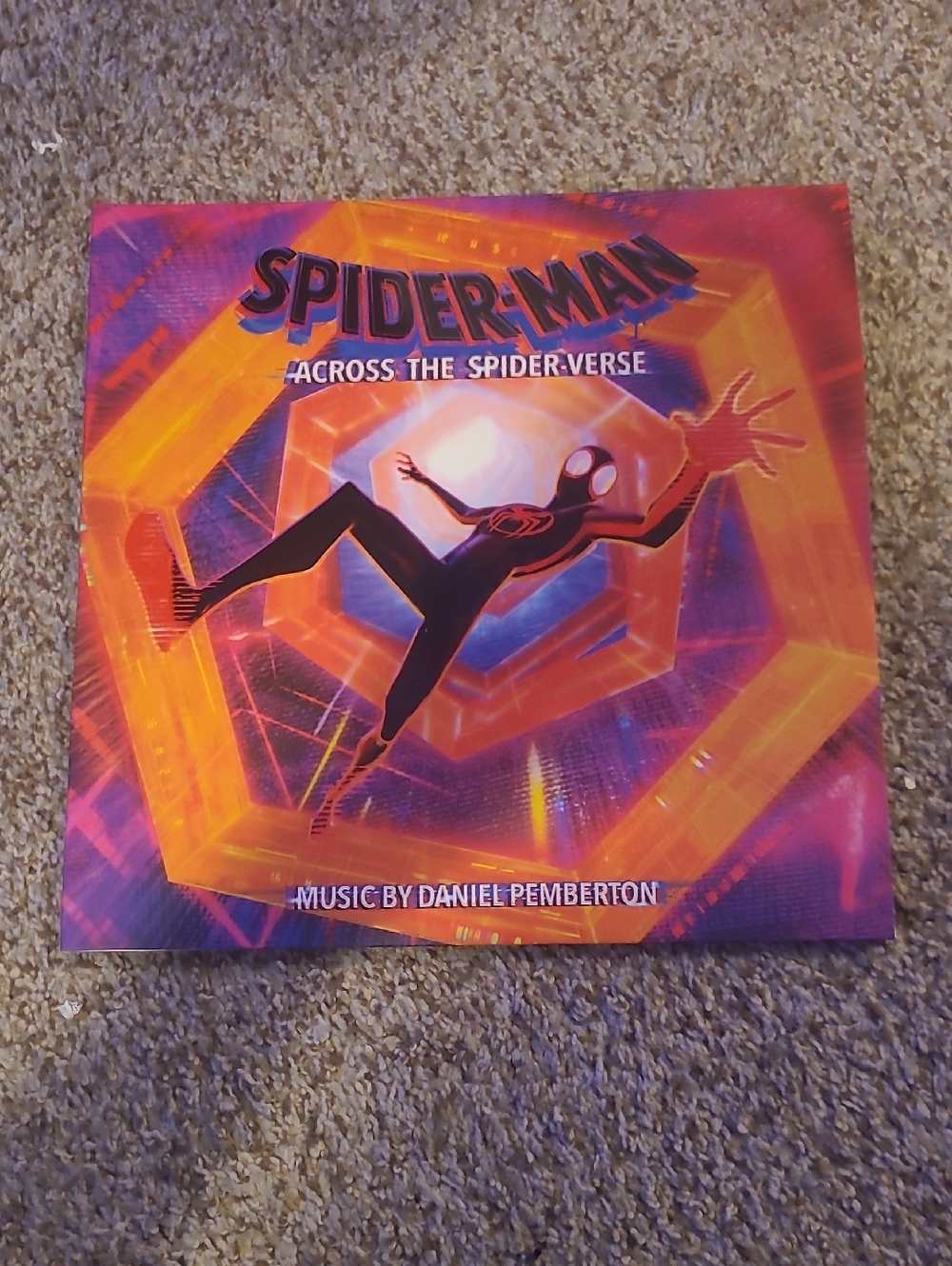Spider-Man Across the Spider-Verse Vinyl record